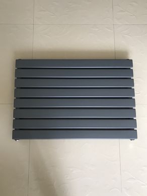 Горизонтальный дизайнерский радиатор отопления Arttidesign Livorno II G 8/600 серый матовый, Серый