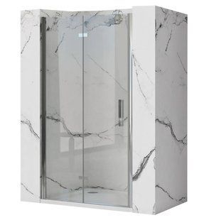 Душові двері Rea Moiler chrome 90 REA-K8539, прозорий, хром