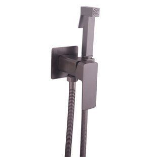 Набор гигиенического душа скрытого монтажа Globus Lux Milano GLM-0-106MIX-GP, Графит