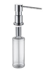 Дозатор жидкого мыла встраиваемый латунь/пластик 300 мл Gappo G402 1/30, Хром