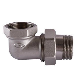 Сгон-американка угловой Solomon 1&Prime; никель 1600