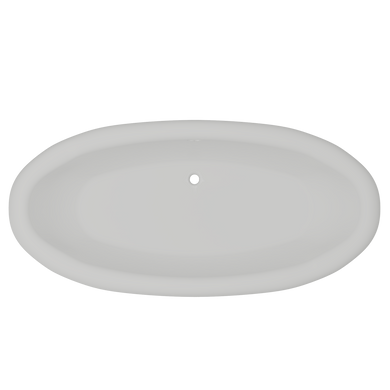 Ванна отдельностоящая матовая Amidicon Olimpia 180x90 на пьедестале из литого камня OLIMPIA_180_piad_MAT, Белый матовый