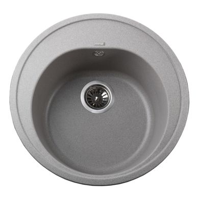 Гранітна мийка Globus Lux Martin сірий камiнь 510мм-А0005 000021893, Сірий