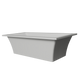 Ванна отдельностоящая матовая Amidicon Tytul 185x85 из литого камня TYTUL_185_MAT, Белый матовый
