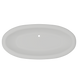 Ванна отдельностоящая матовая Amidicon Olimpia 180x90 на пьедестале из литого камня OLIMPIA_180_piad_MAT, Белый матовый