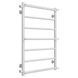 Водяной полотенцесушитель Deffi Ladder П7 500x800 нержавеющая сталь боковое левое подключение белый C.LK.80.50.7.W.B