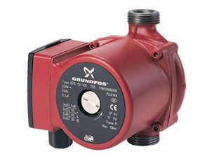 Насос циркуляційний Grundfos UPS 25/40 130мм + гайки + кабель Китай