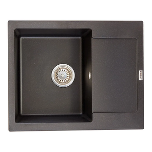 Кухонная мойка Zerix ZS-6250S-14 Black metallic ZX4594, Черный матовый