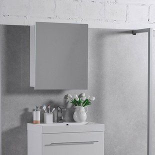 Зеркальный шкаф Fancy Marble MC-700Б, Белый