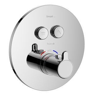 Термостат скрытого монтажа Imprese Smart Click ZMK101901237, Хром