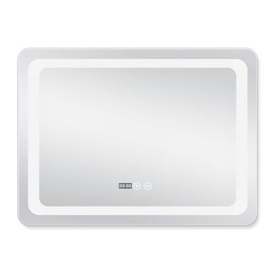 Зеркало Qtap Mideya 800х600 (DC-F908) с LED-подсветкой и антизапотеванием QT2078F908W, Белый