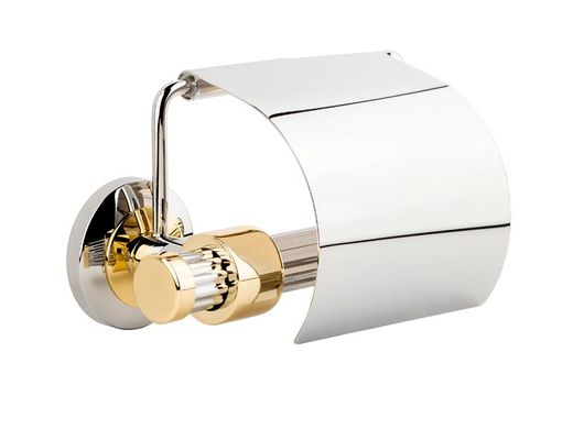 Тримач для туалетного паперу Kugu Maximus 611C&G, Золотий