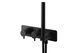 Душевая система Kohlman Axel 30 black с термостатом + BOX скрытого монтажа KPL-QW265AB30, Черный матовый