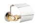 Тримач для туалетного паперу Kugu Maximus 611C&G, Золотий
