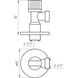 Кран кульовий кутовий Solomon 1/2″х1/2″ A7032 000009200