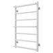 Водяной полотенцесушитель Deffi Ladder П7 500x800 нержавеющая сталь нижнее подключение белый C.LK.80.50.7.W.A