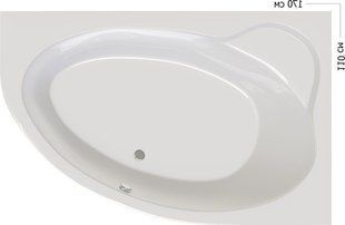 Ванна акрилова Ravak Asymmetric II 170x110 права C931000000