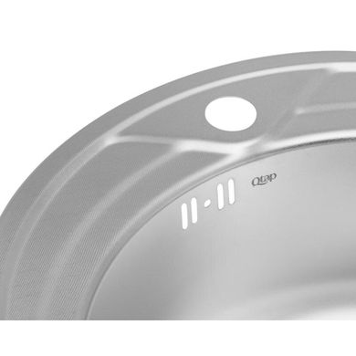 Кухонна мийка Qtap D510 Micro Decor 0,8 мм (QTD510MICDEC08), Decor