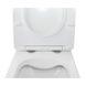 Унитаз подвесной Qtap Jay безободковый с сидением Slim Soft Close QT07335176W, Белый
