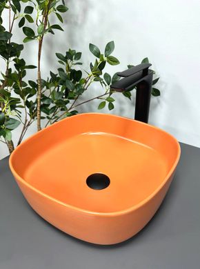 Умывальник VBI Arezzo terracotta matt накладной VBI-013204, Коричневый матовый