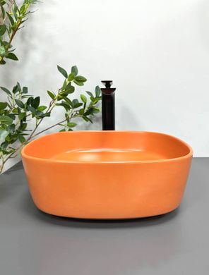 Умивальник VBI Arezzo terracotta matt накладний VBI-013204, Коричневий матовий