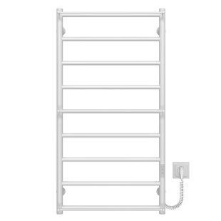 Електрична рушникосушка Deffi Ladder П9 500x1000 нержавіюча сталь WD03 праве підключення білий C.LK.100.50.9.E.W.R.3