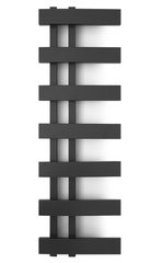 Водяной полотенцесушитель Genesis-Aqua Magnum Light 120x35 см черный 20003