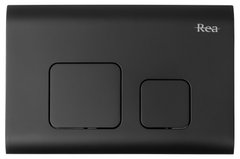 Кнопка смыва для инсталляции Rea F black mat REA-E9854, Черный матовый