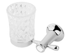 Склянка для зубних щіток Kugu Bavaria 306C, Хром