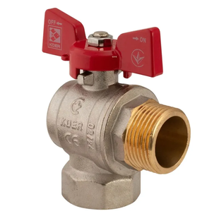 Кран шаровый Koer 1" ГШБ угловой (KR.208) KR2807