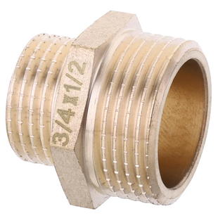 Ниппель редукционный Koer 1/2"x3/4" Kf.N0608.Wn без никеля KR2995
