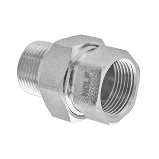 Згін американка Nolf NFC.511-50 - 2" прямий нікельований NF3235