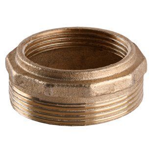 Футорка латунная 2&Prime;НР х 1 1/2&Prime;ВР литейная 728Б