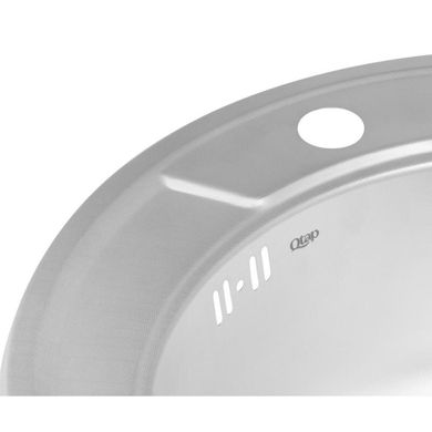 Кухонна мийка Qtap D490 Micro Decor 0,8 мм (QTD490MICDEC08), Decor