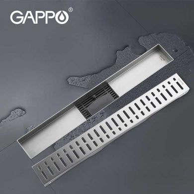 Душевой канал Gappo G83007-3, 70х300 мм, нержавеющая сталь