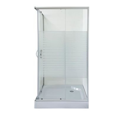 Душевая кабина Bravo Odra 90W.Line 000020456, Хром матовый, интимато, хром матовый
