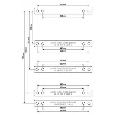 Бойлер Atlantic Vertigo Steatite Essential 80 MP-065 2F 220E-S (1500W)