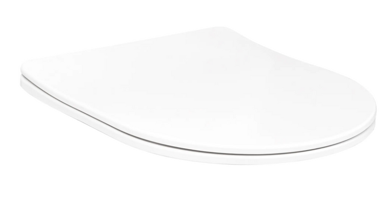 Сиденье для унитаза Rea Flat white REA-C6001, Белый
