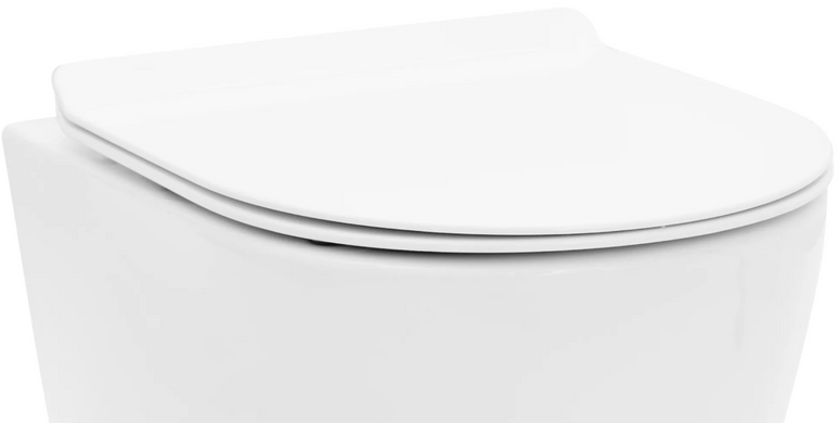 Сиденье для унитаза Rea Flat white REA-C6001, Белый
