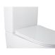 Унитаз-компакт Qtap Stork безободковый с сидением Soft Close QT15222179W, Белый