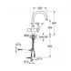 Смеситель для кухни Grohe Blue 33251000, Хром