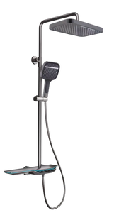 Душова система з термостатом Mixxus Premium Space-009-J 3 режими graphite MI6542, Графит