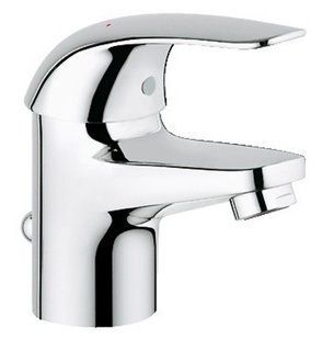 Смеситель для умывальника Grohe Euroeco 23262000, Хром