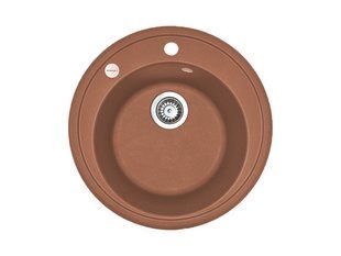 Кухонная мойка Adamant Sun &Oslash;510x200 terra-cotta 134223, Коричневый