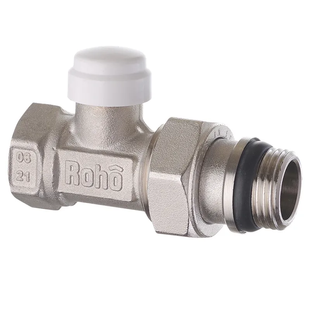 Кран радиаторный Roho R5261-050 - 1/2" прямой (антипротечка) RO0135