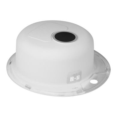 Кухонна мийка Qtap D490 Satin 0,8 мм (QTD490SAT08), Нержавіюча сталь