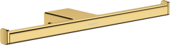 Тримач паперу подвійний Hansgrohe AddStoris Polished Gold Optic 41748990, Золотий