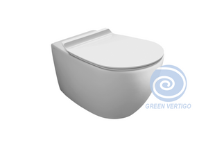 Унитаз подвесной Simas Vignoni Green Vertigo VI 18VERT с крышкой soft-close VI18VERT-F85-VI004, Белый