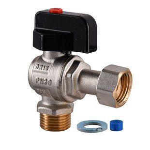 Кран кульовий котловий кутовий з накидною гайкою Arco 1/2&Prime; 150813 000025806
