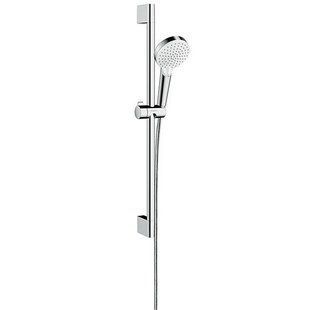 Душевой гарнитур Hansgrohe Crometta Vario 65 EcoSmart 9л/мин белый/хром 26534400, Хром